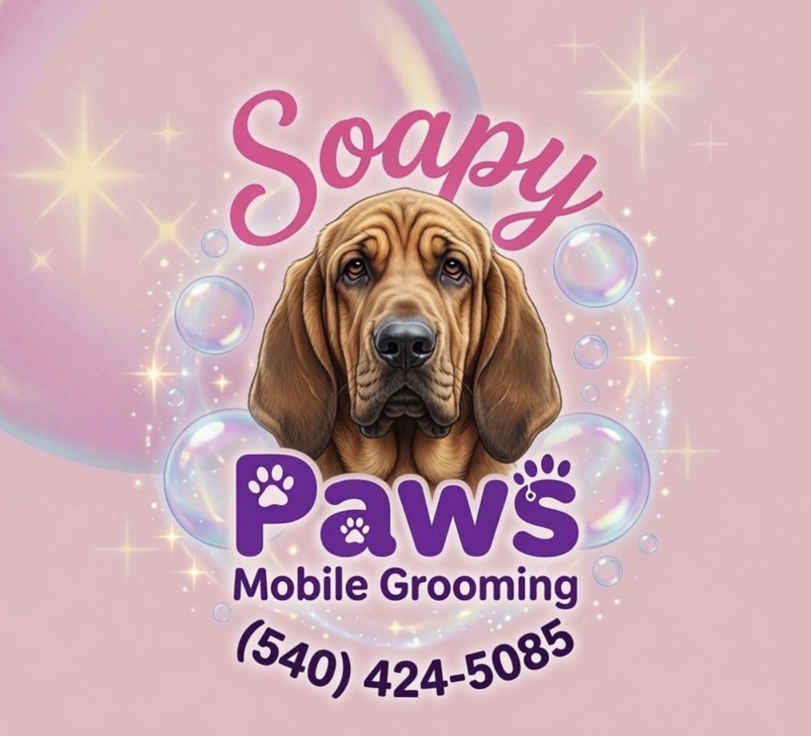 Soapy Paws Mobile Grooming logo